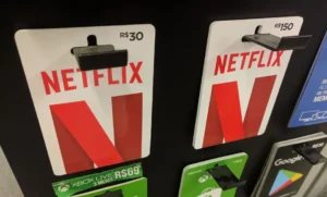 resgatar gift card Netflix