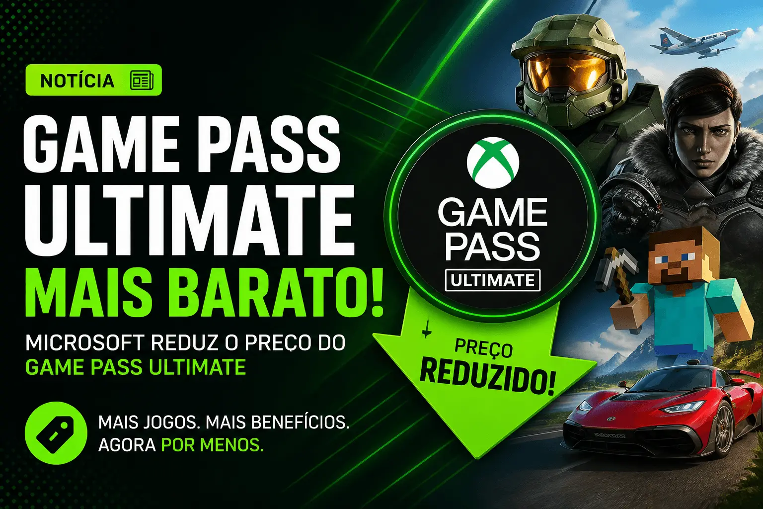 Game Pass com preço reduzido